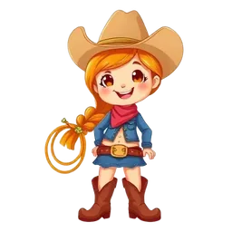 Cowboys & Cowgirls party character option