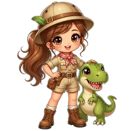 Jungle Safari & Dinosaurs party character option