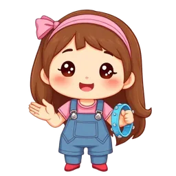 Ms Rachel-Style Fun party character option
