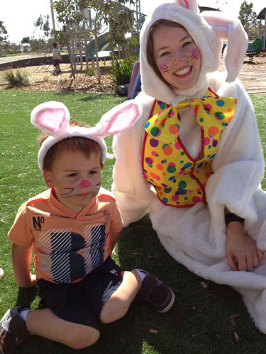 easter bunny hire melbourne